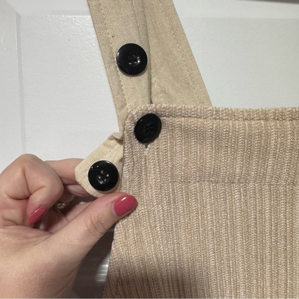 Patchwork Wide Leg Overalls NWT - image 7